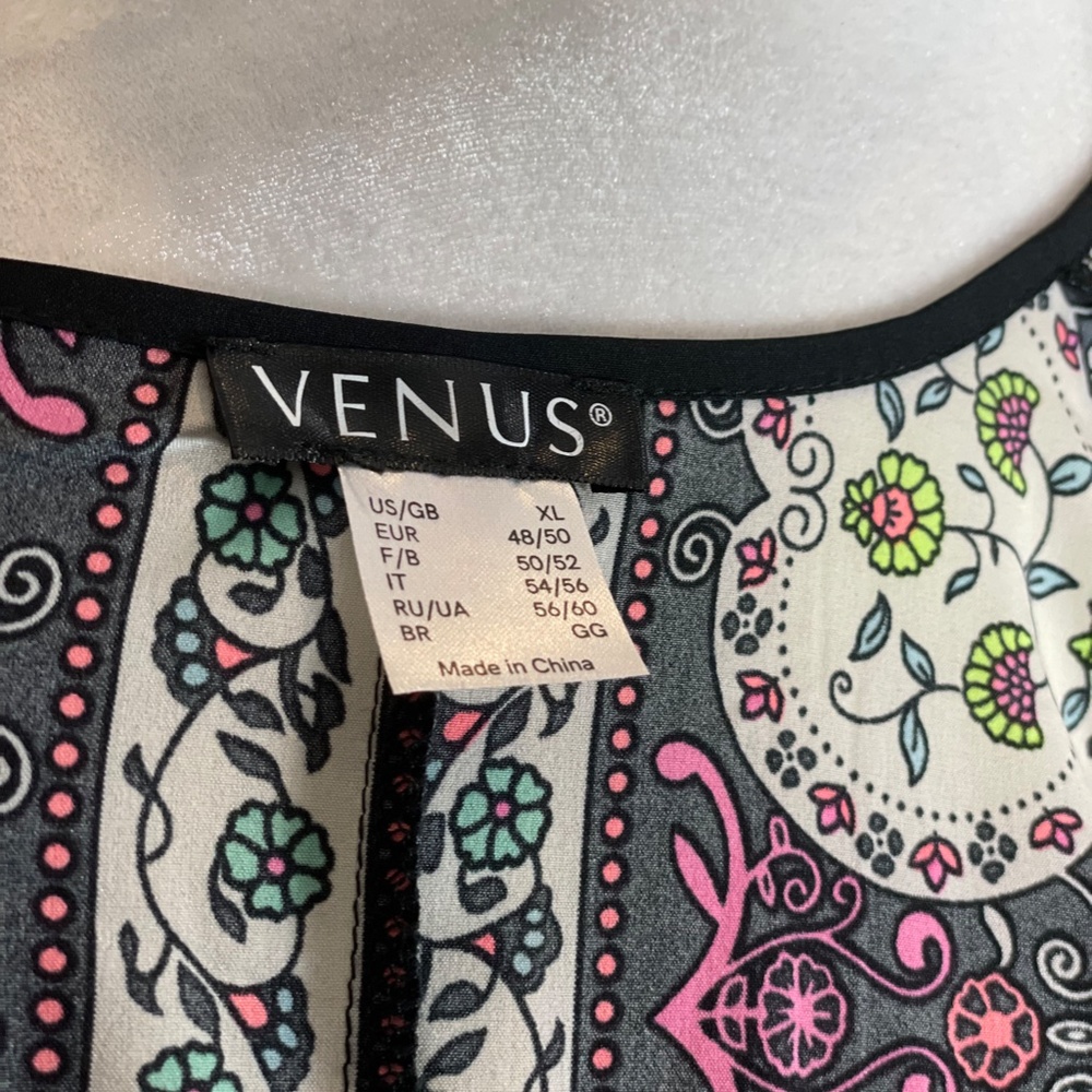 VENUS Boho Tropical Open Robe Kimono Swim Cover-Up NWOT - Picture 12 of 12